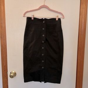 KAREN MILLEN Corset Button Up Pencil Skirt